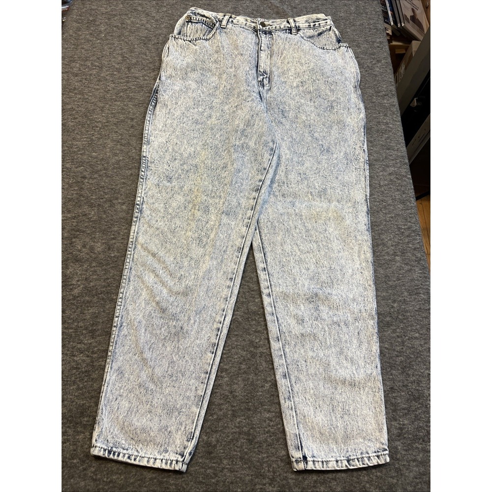 Vintage Stefano International Size 18 Acid Wash Jeans High Waist Mom‎ Jeans